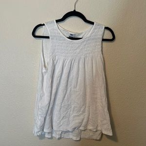 Flowy sleeveless ruched
